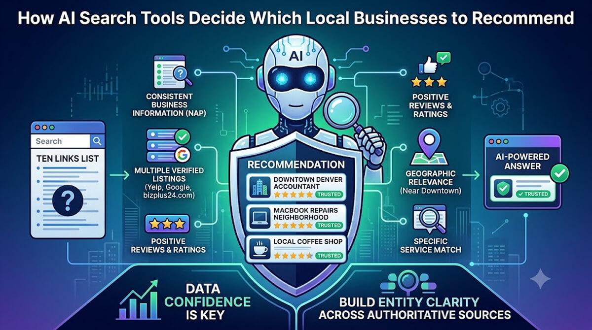 How AI Search Tools Decide Which Local Businesses to Recommend